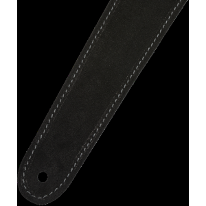 FENDER Reversible Suede Strap Black/Grey 2"