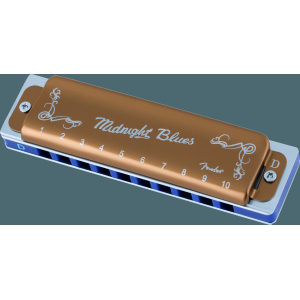 FENDER Midnight Blues Harmonica Key of D