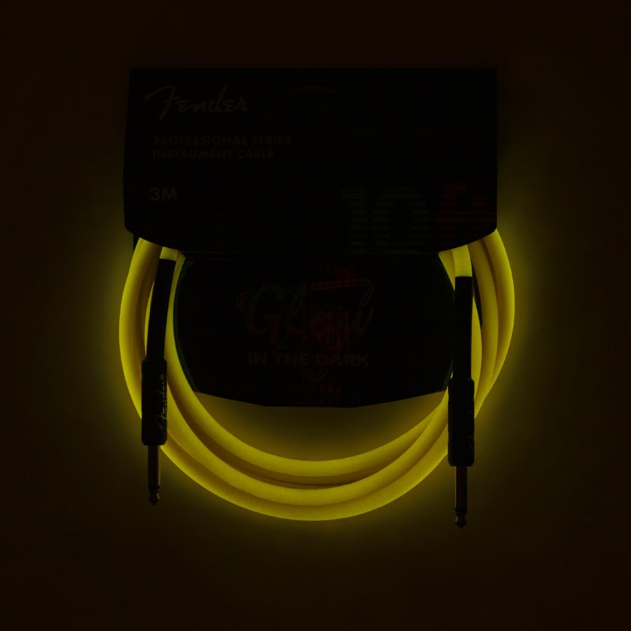 Fender Professional Glow in the Dark Cable Orange 3 Mt
