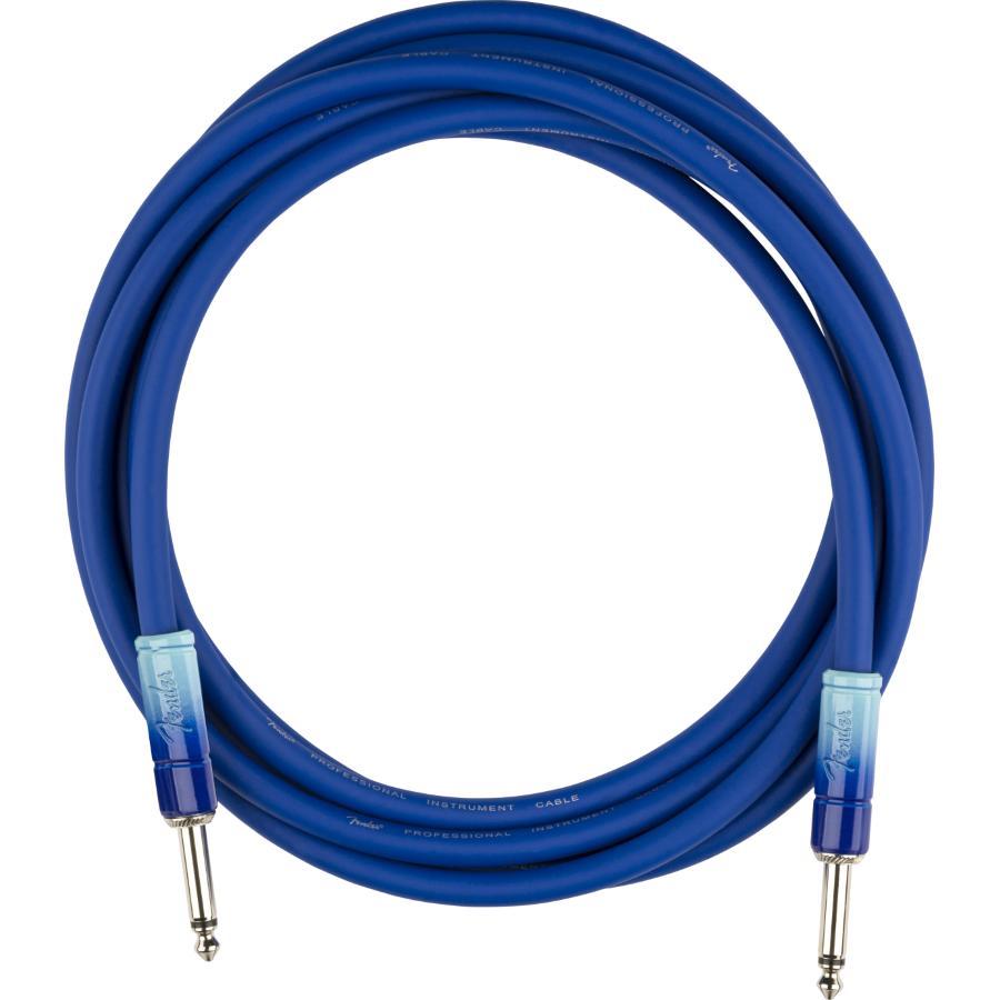 Fender Ombré cavo strumento diritto/diritto 3 Mt Belair Blue