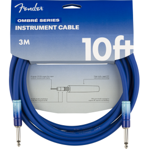 Fender Ombré cavo strumento diritto/diritto 3 Mt Belair Blue