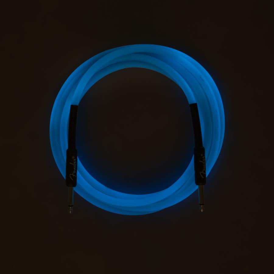 Fender Professional Glow in the Dark Cable Blue 6 Mt