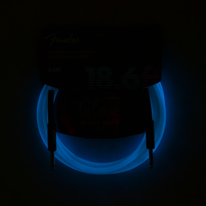 Fender Professional Glow in the Dark Cable Blue 6 Mt
