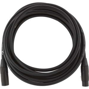 Fender Professional cavo microfono 5 Mt Black PRO 5 Mt MICROPHONE CABLE