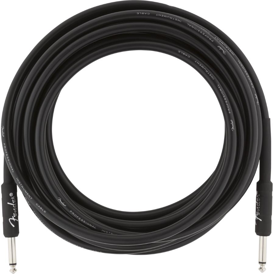 Fender Professional cavo strumento diritto/diritto 6 Mt Black