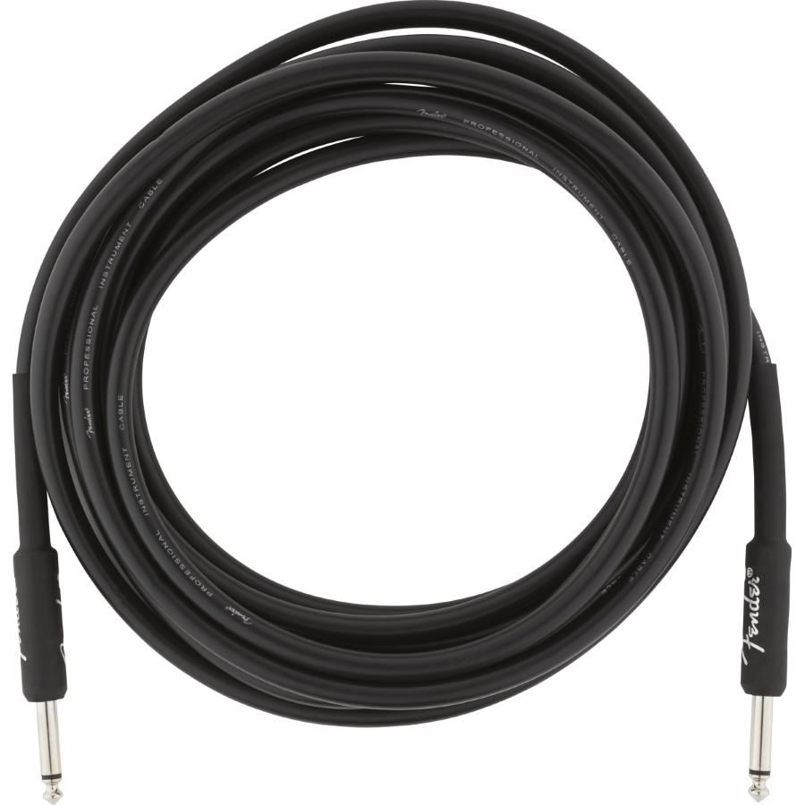 Fender Professional cavo strumento diritto/diritto 5 Mt Black