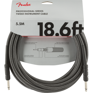 Fender Professional cavo strumento 6 Mt Gray Tweed