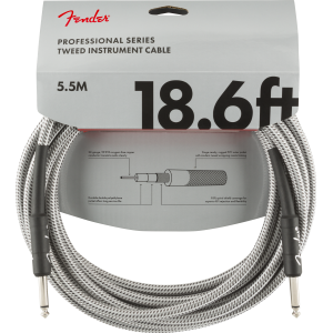 Fender Professional cavo strumento 6 Mt White Tweed