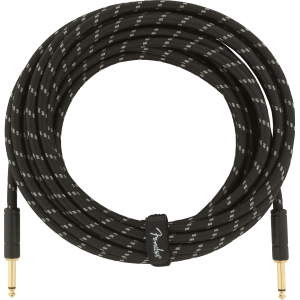 Fender Deluxe cavo strumento diritto/diritto 8 Mt Black Tweed