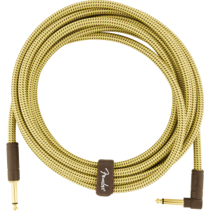 Fender Deluxe cavo strumento diritto/angolo 5 Mt Tweed