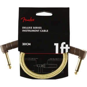 Fender Deluxe cavo strumento angolo/angolo 30 Cm Tweed