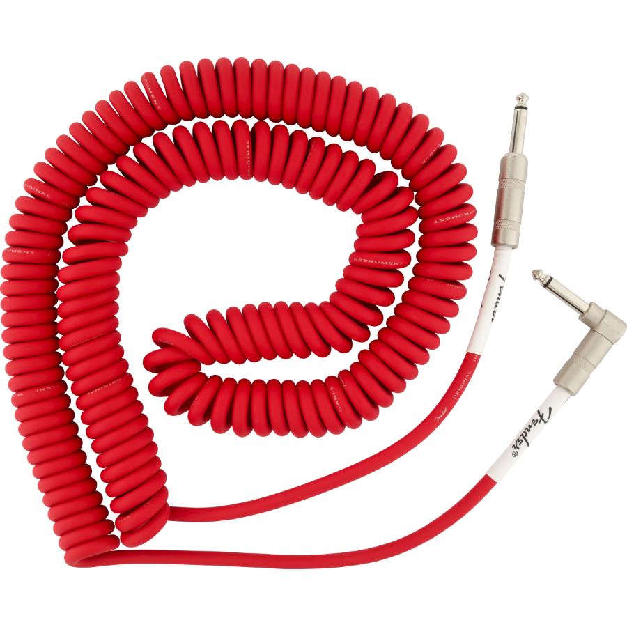 Fender Original Coil Cable diritto-angolo 9 MT Fiesta Red