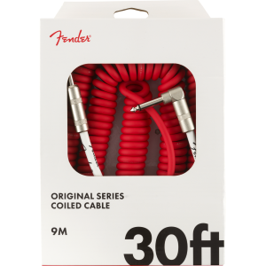 Fender Original Coil Cable diritto-angolo 9 MT Fiesta Red