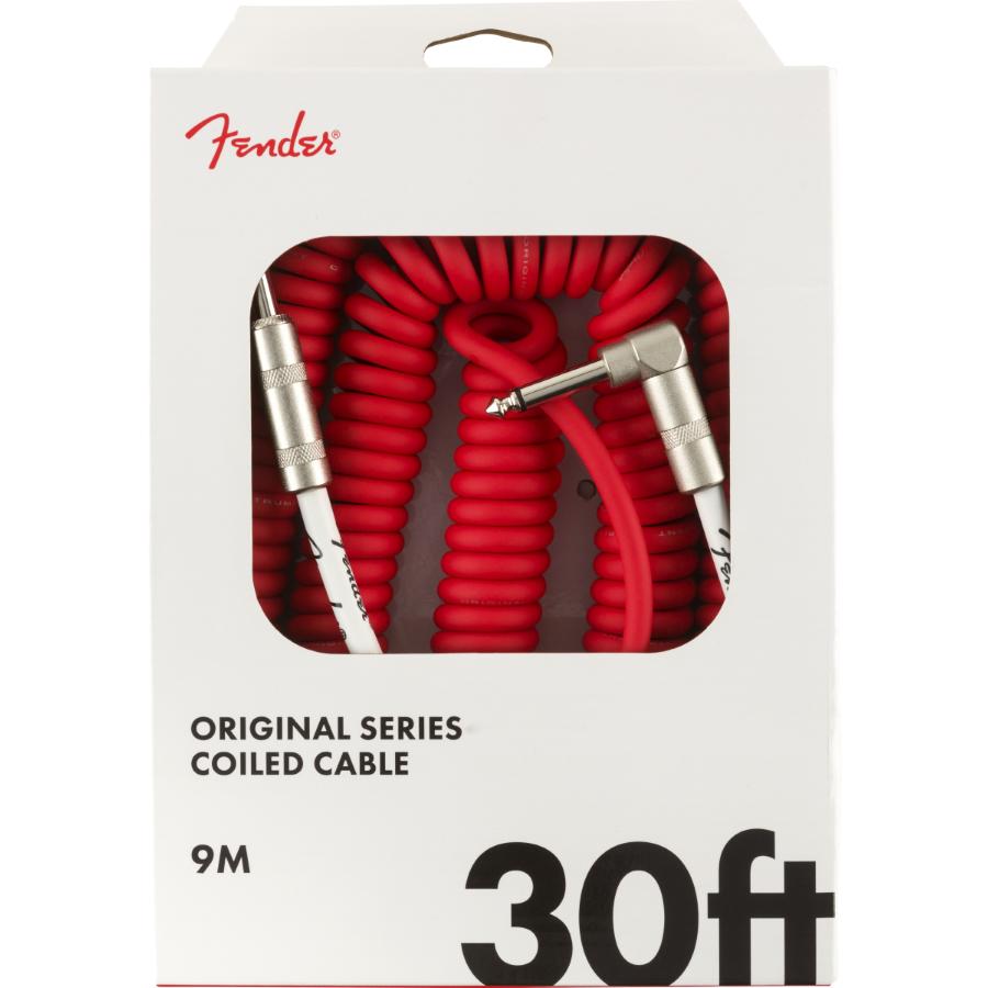 Fender Original Coil Cable diritto-angolo 9 MT Fiesta Red