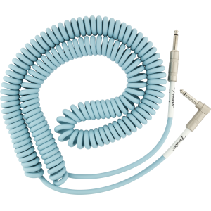 Fender Original Coil Cable diritto-angolo 9 MT Daphne Blue