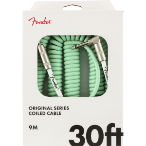Fender Original Coil Cable diritto-angolo 9 MT Surf Green