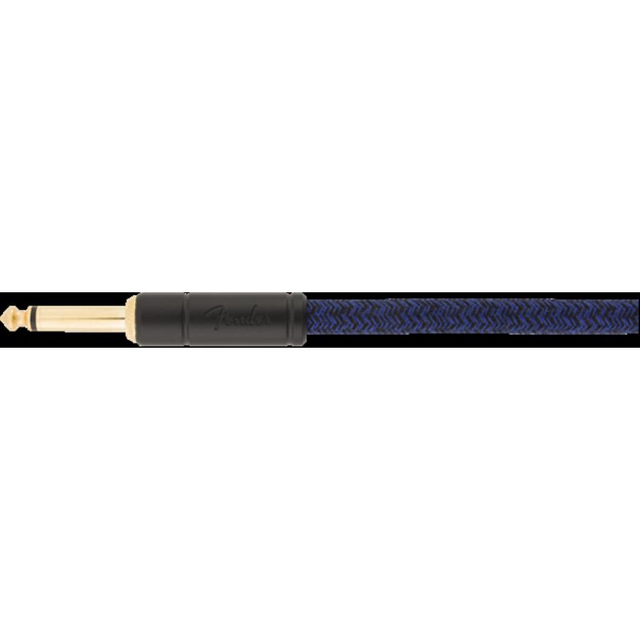 Fender Festival cavo strumento diritto/angolo 3 Mt Pure Hemp Blue Dream