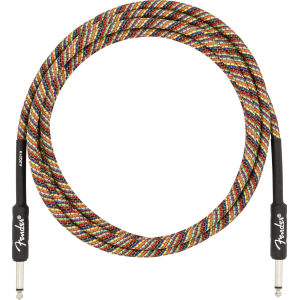 Fender Festival cavo strumento diritto/diritto 3 Mt Pure Hemp Rainbow