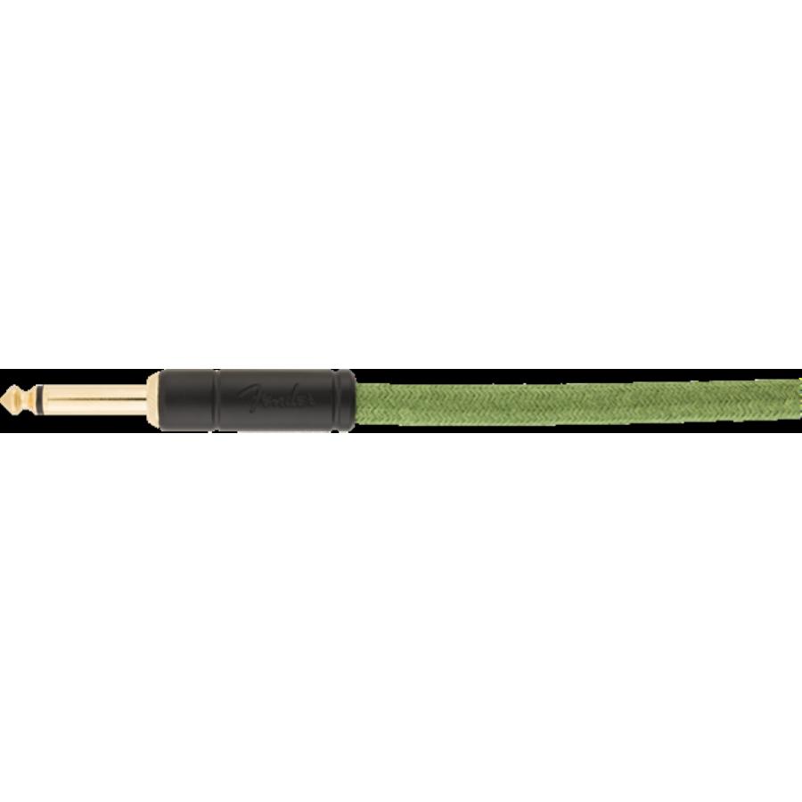 Fender Festival cavo strumento diritto/angolo 6 Mt Pure Hemp Green
