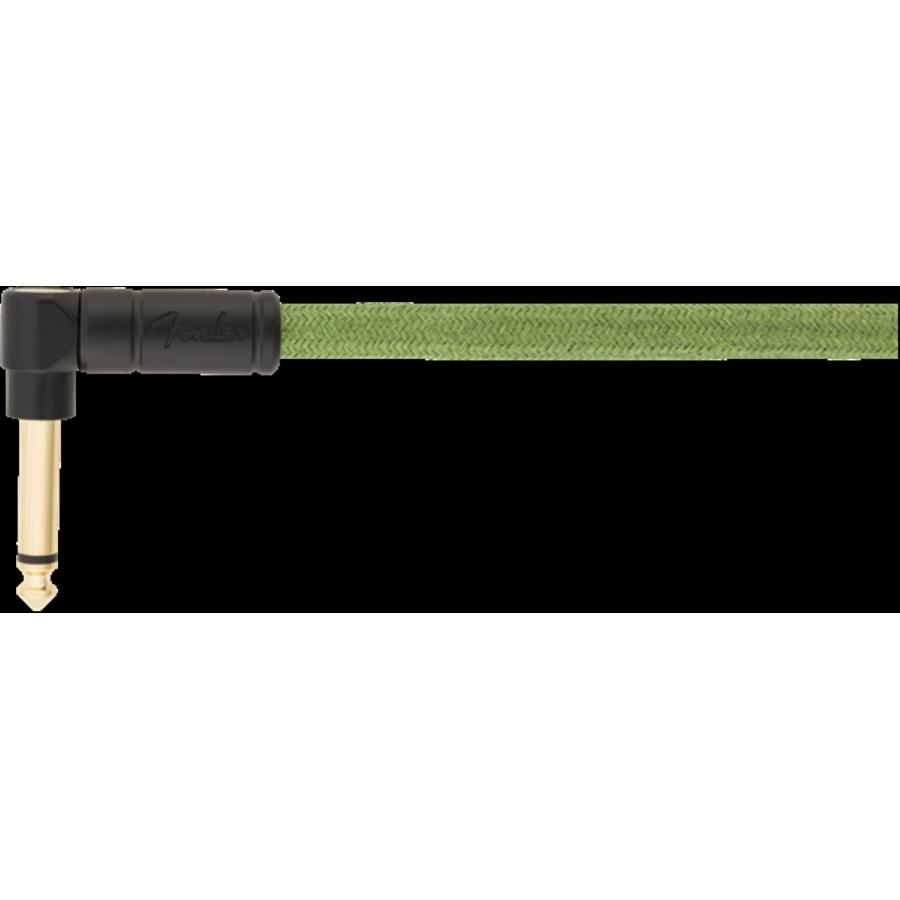 Fender Festival cavo strumento diritto/angolo 6 Mt Pure Hemp Green
