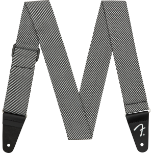 FENDER Modern Tweed Strap White/Black 2"