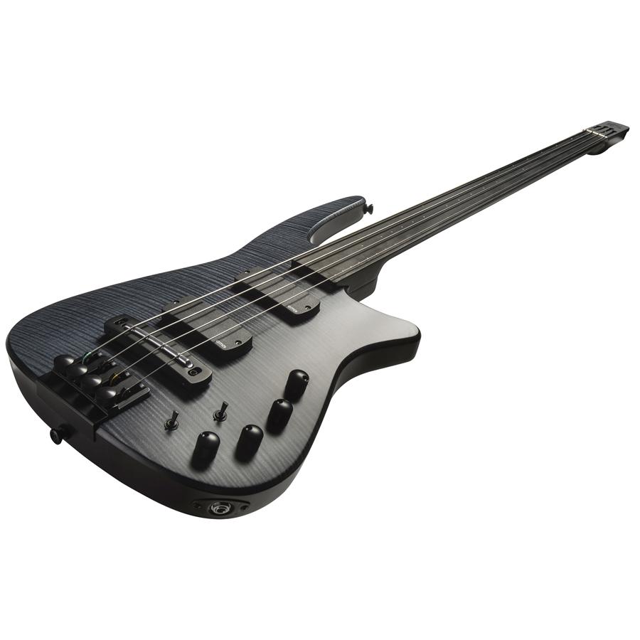 NS DESIGN CR4 Radius Bass 4 Fretless Charcoal Satin