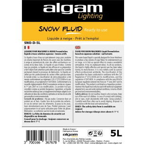 Algam Light SNO-D-5L Liquido Neve Pronto all'Uso 5L