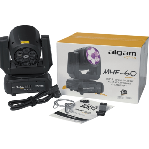 Algam Light MHE60 WASH Testa Mobile 60W + Laser