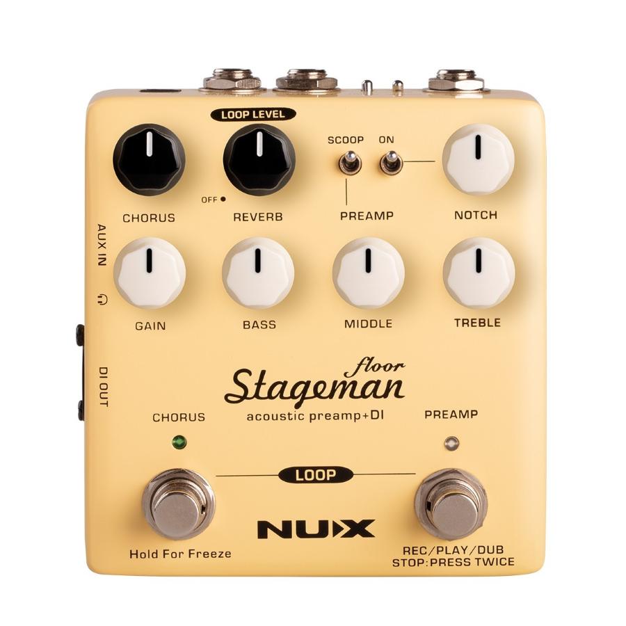NUX STAGEMAN FLOOR preamplificatore chitarra acustica
