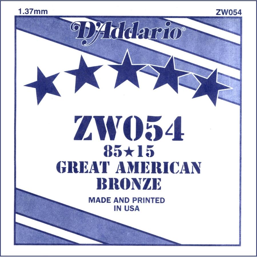 D'Addario ZW054 054 80/15 bronze wound
