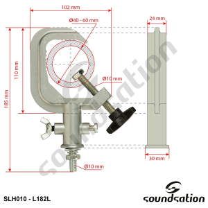 SOUNDSATION SLH010 ganascia luci