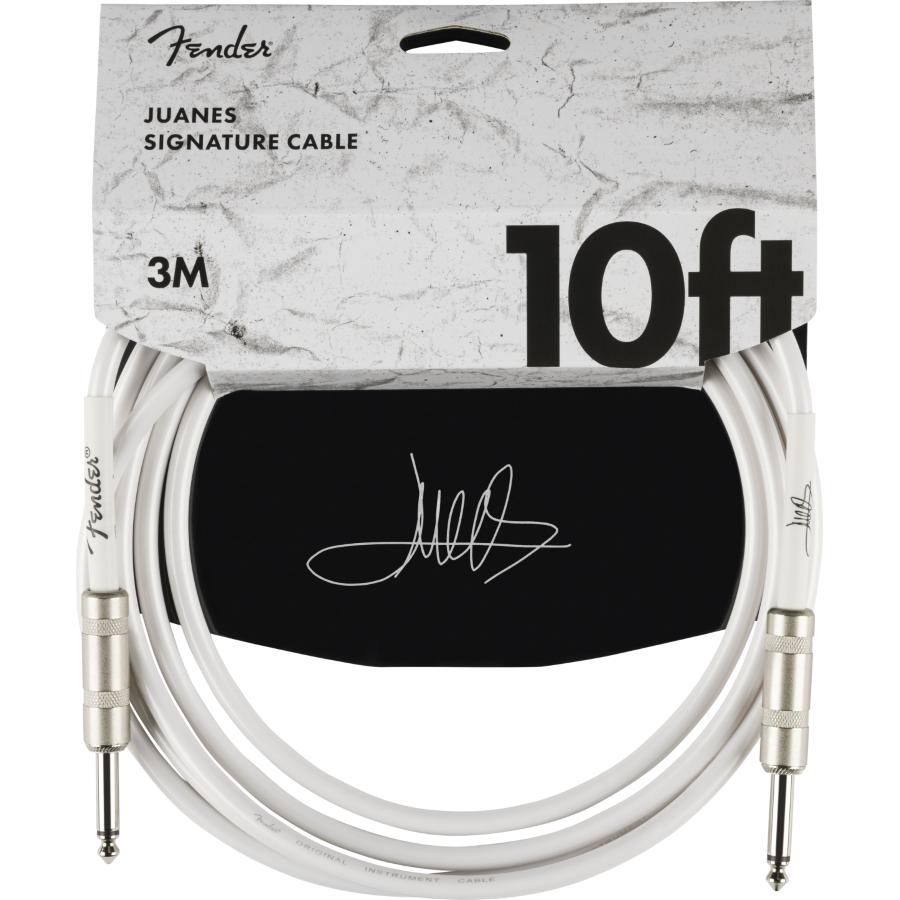 Fender Juanes 10' Instrument Cable Luna White