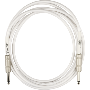Fender Juanes 10' Instrument Cable Luna White