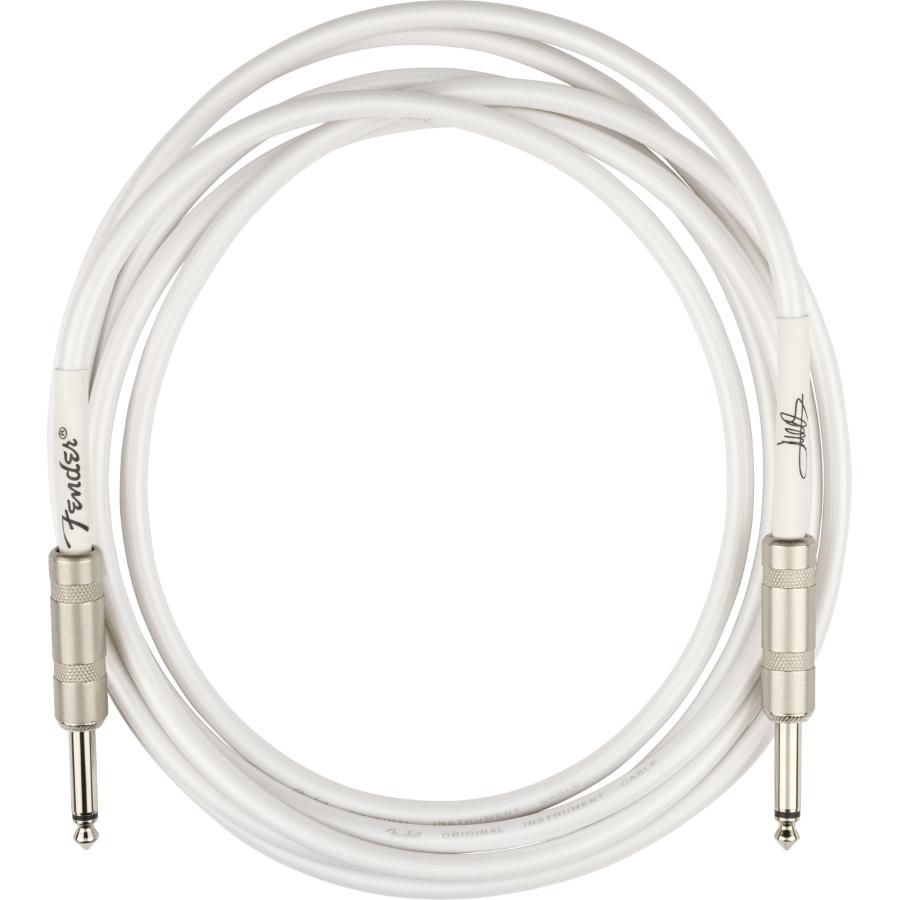 Fender Juanes 10' Instrument Cable Luna White