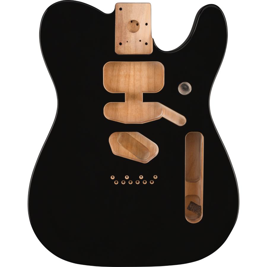 FENDER body deluxe tele alder blk
