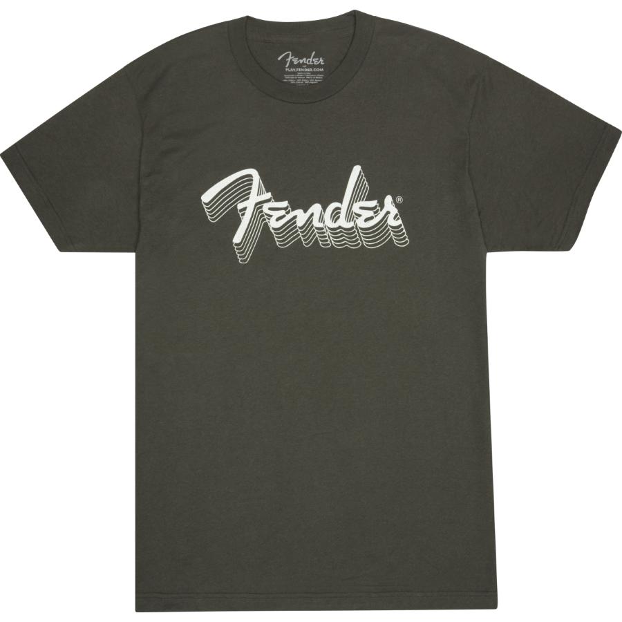 FENDER Reflective Ink T-Shirt Charcoal XL