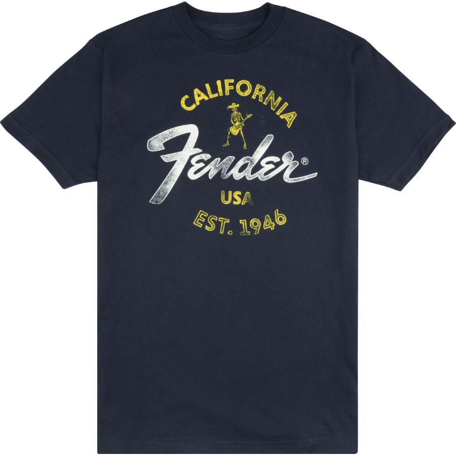 FENDER Maglietta Baja Blue Blu L