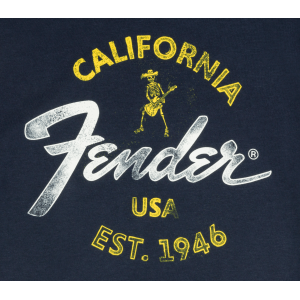 FENDER Maglietta Baja Blue Blu L