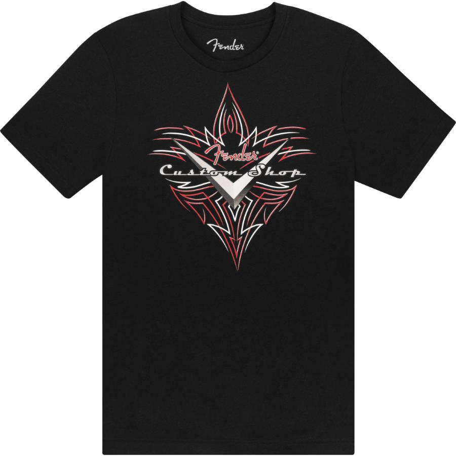 FENDER Custom Shop Pinstripe T-Shirt Black S