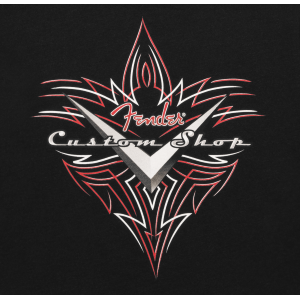 FENDER Custom Shop Pinstripe T-Shirt Black S