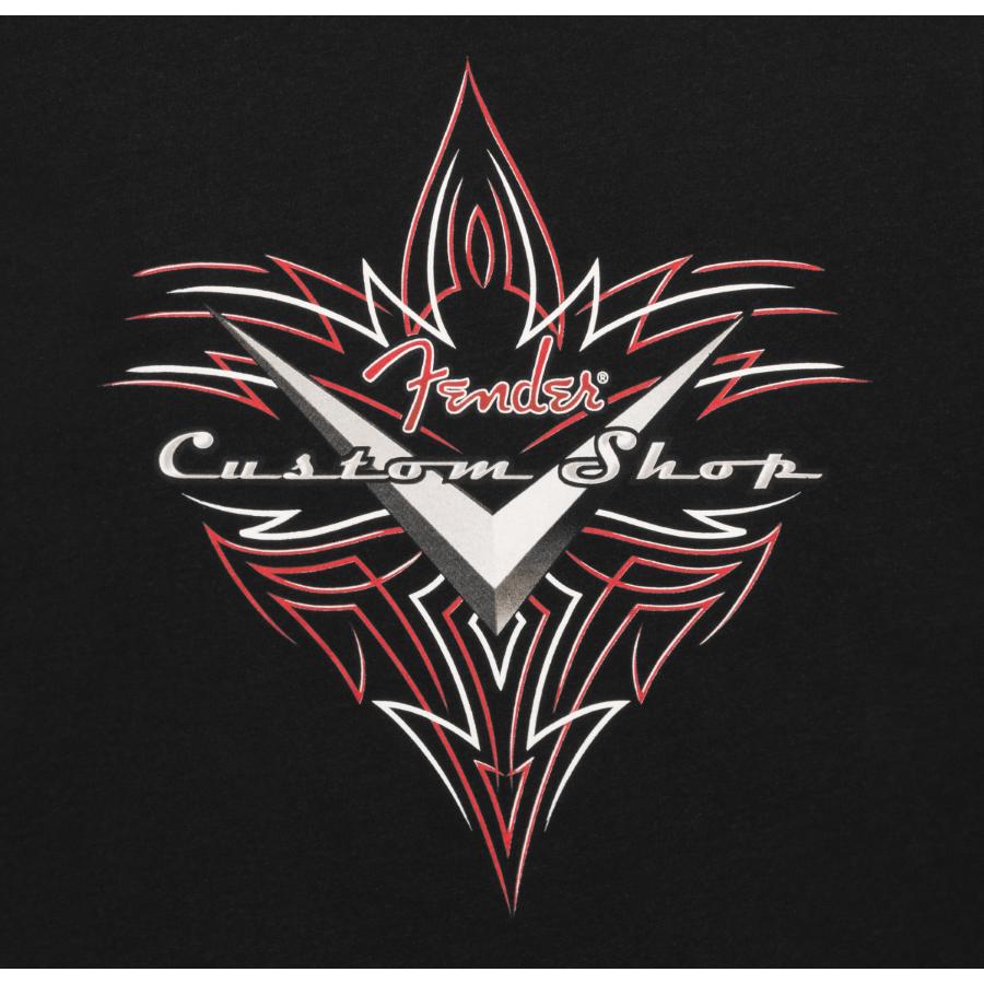 FENDER Custom Shop Pinstripe T-Shirt Black S