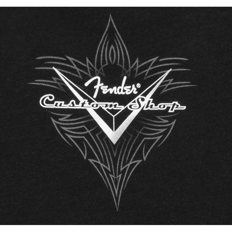 FENDER Custom Shop Pinstripe T-Shirt Black S