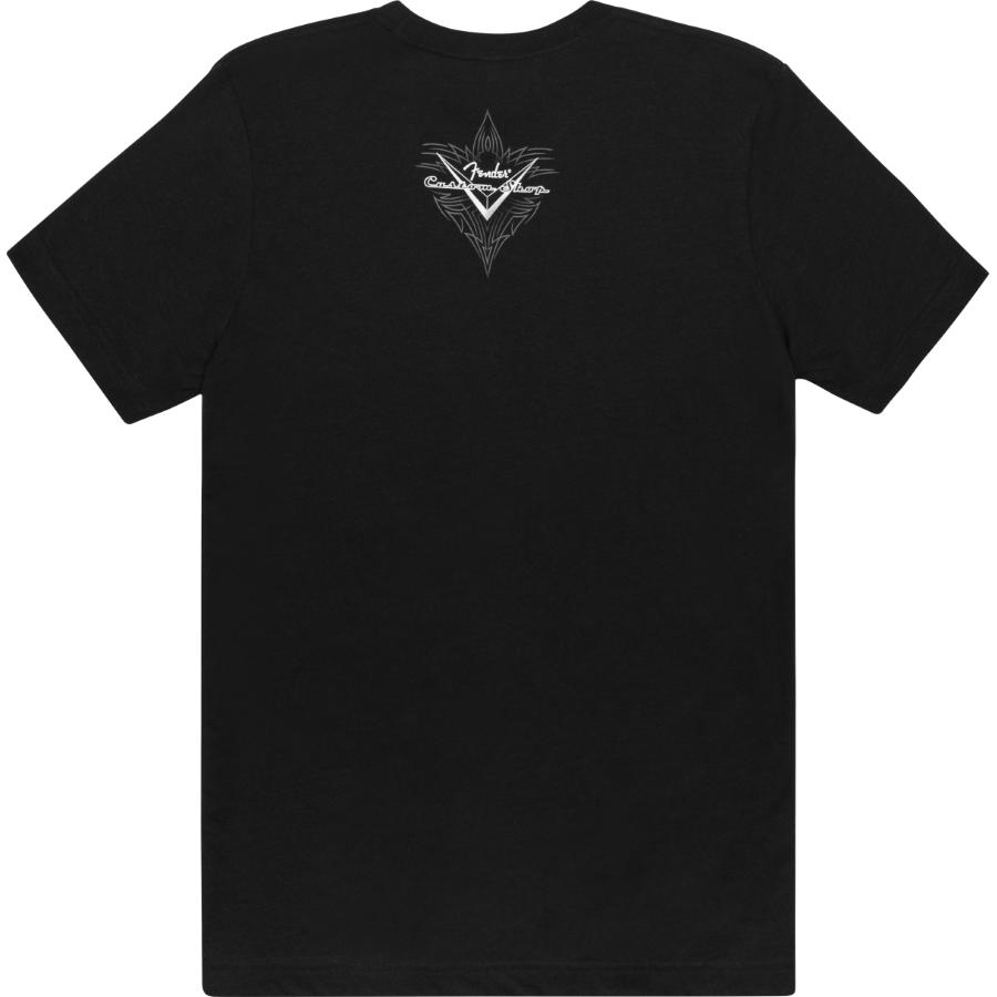 FENDER Custom Shop Pinstripe T-Shirt Black M