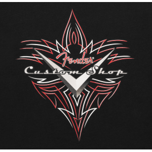 FENDER Custom Shop Pinstripe T-Shirt Black M