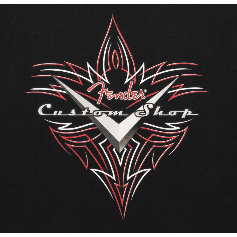 FENDER Custom Shop Pinstripe T-Shirt Black M