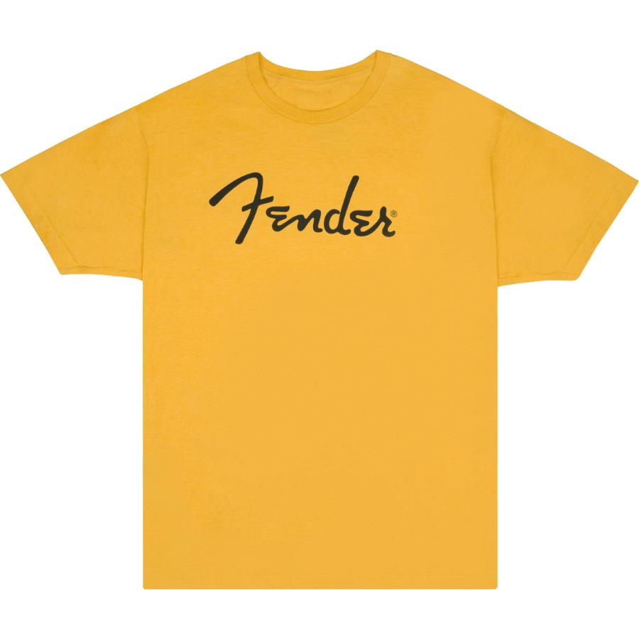 FENDER Spaghetti Logo T-Shirt Butterscotch Blonde S