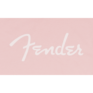 FENDER Spaghetti Logo T-Shirt Shell Pink XL