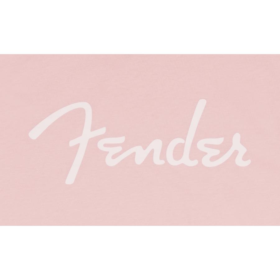 FENDER Spaghetti Logo T-Shirt Shell Pink XL