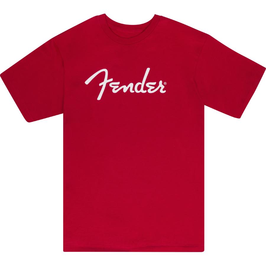 FENDER Spaghetti Logo T-Shirt Dakota Red XL