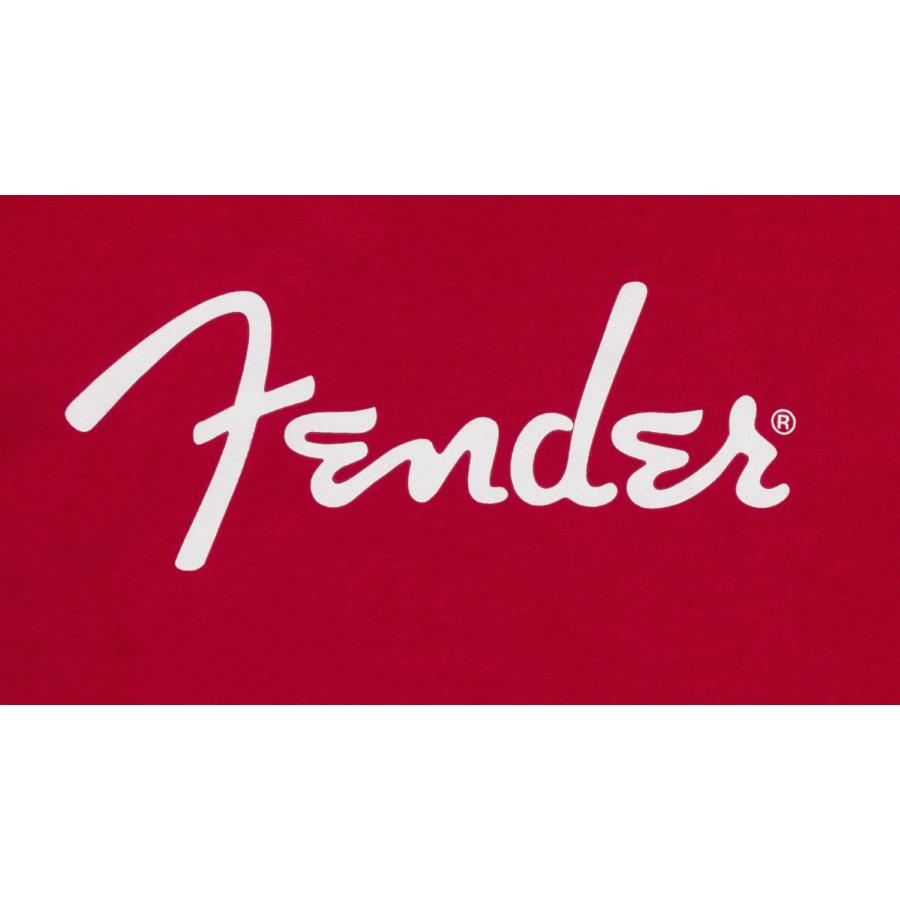 FENDER Spaghetti Logo T-Shirt Dakota Red XL